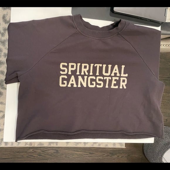 Spiritual Gangster Izzy Crop Sweatshirt - Picture 3 of 5